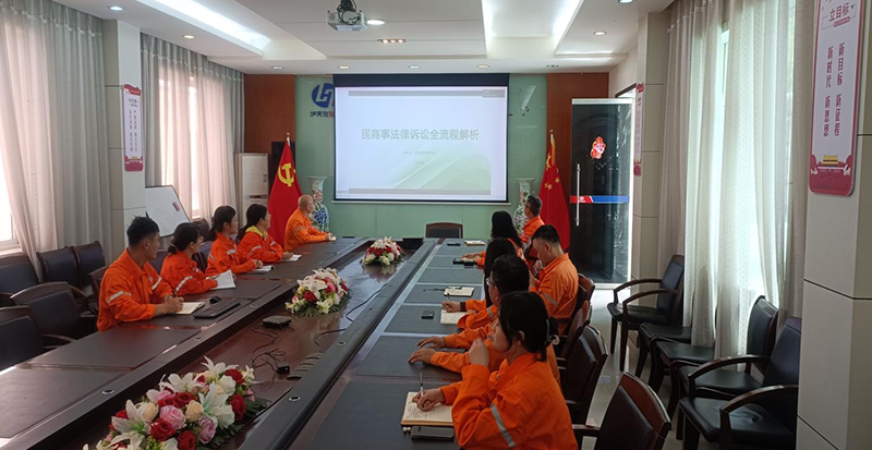 学法懂法，知法用法 ——弘旭公司组织《民商事诉讼全流程法律实务问题解析》专题线上培训(图1)