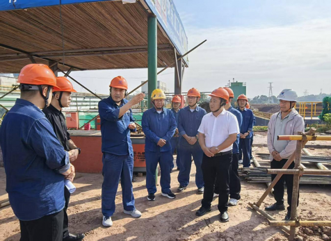 傅利才、郭春建到化工园区项目现场开展节前安全检查